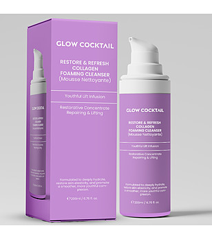 Почистващ гел за възстановяване и освежаване с колаген 200 мл снимка