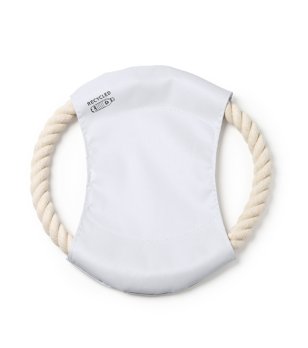 Бяло фризби за домашни любимци DEMAK снимка