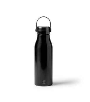 Черна бутилка за вода с металик ефект Fental 750 мл снимка