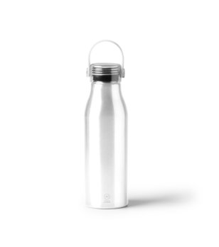 Бяла бутилка за вода с металик ефект Fental 750 мл снимка