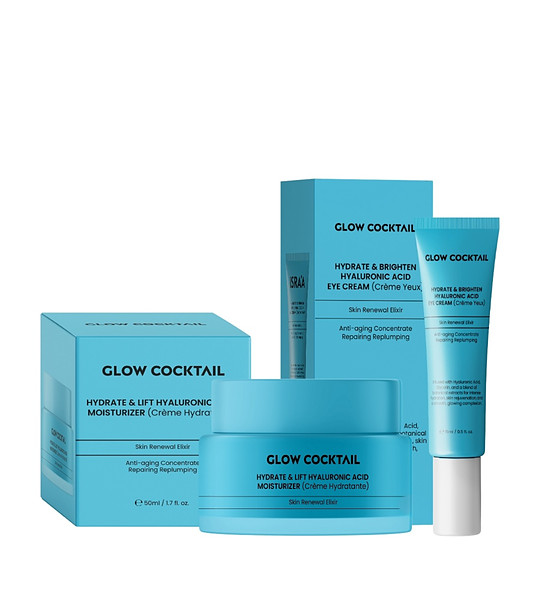 Комплект от крем за лице и околоочен крем с хиалуронова киселина снимка