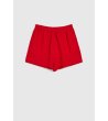 Дамски къси панталонки в червен нюанс-3 снимка