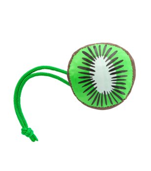 Зелена сгъваема пазарска чанта с форма на киви FOCHA снимка