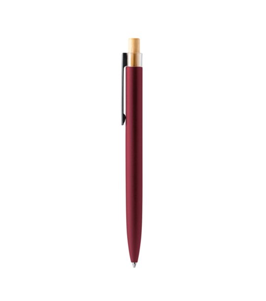 BALL PEN TANSA DARK RED BLUE INK снимка