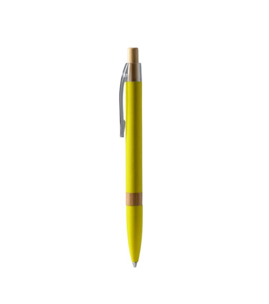 BALL PEN ASCARI YELLOW BLUE INK снимка