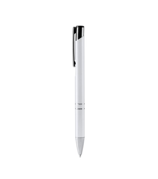 BALL PEN SIMON WHITE BLUE INK снимка