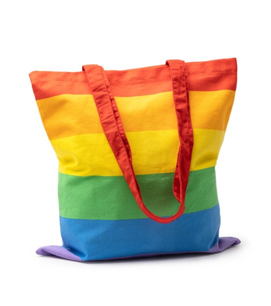 Многоцветна памучна чанта BERLIN снимка