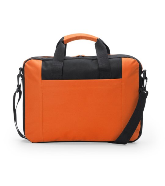 Чанта за лаптоп LORA в оранжево и черно снимка