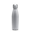 Сребриста бутилка за вода от рециклиран алуминий Kisko 550 мл-0 снимка