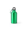 Зелена бутилка за вода от рециклиран алуминий Renko 400 мл-0 снимка
