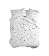 Единичен памучен плик 140x200 см Constelattion-0 снимка
