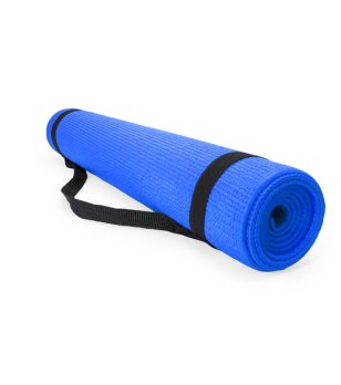 Синя постелка за йога CHAKRA снимка