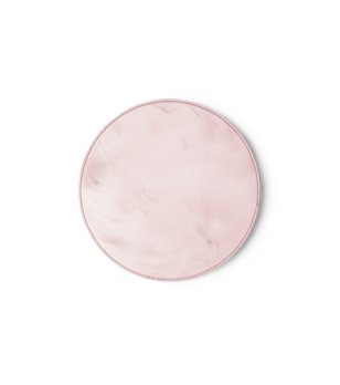 Безжично зарядно от рециклирани капачки от бутилки YARON в червен нюанс снимка