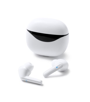 Бели безжични слушалки TACET снимка