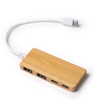 USB хъб порт от бамбук PABLEK снимка