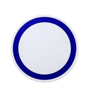 Безжична зарядна база за смартфон LANDER в бяло и синьо снимка