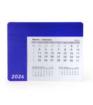 Подложка за мишка с календар SERBAL в синьо снимка