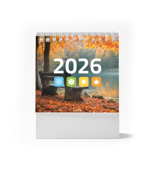 TABLE CALENDAR DEAN WHITE снимка