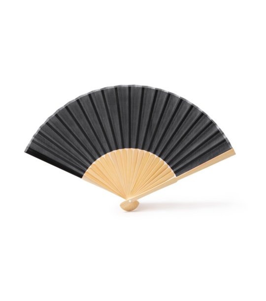 HAND FAN LIDIA BLACK снимка