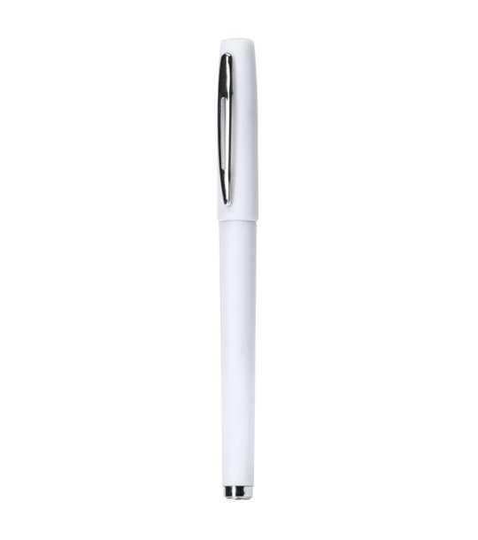 COLOMA ROLLER PEN WHITE BLUE INK снимка