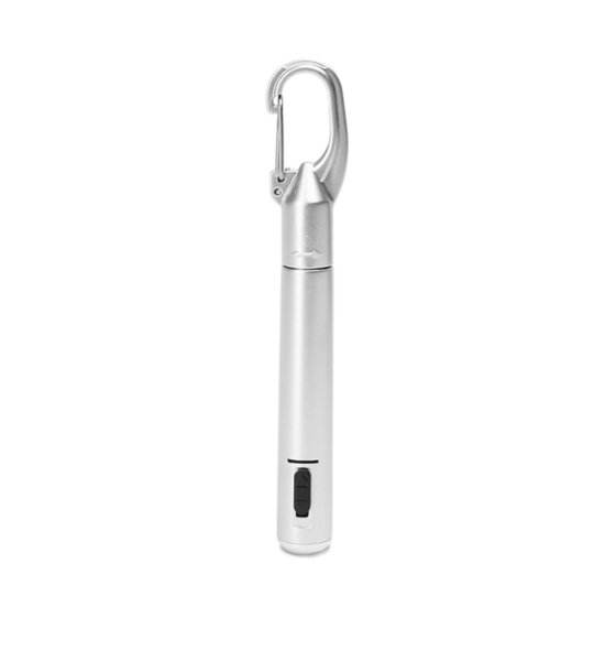ARAYA BALLPEN/FLASHLIGHT SILVER BLUE INK снимка