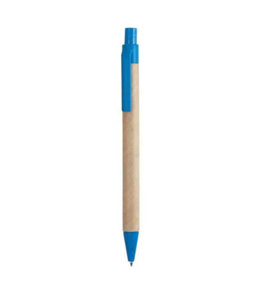 GROVE CARTON/WHEAT STRAW FIBER BALLPEN LIGHT ROYAL BLUE BLUE INK снимка