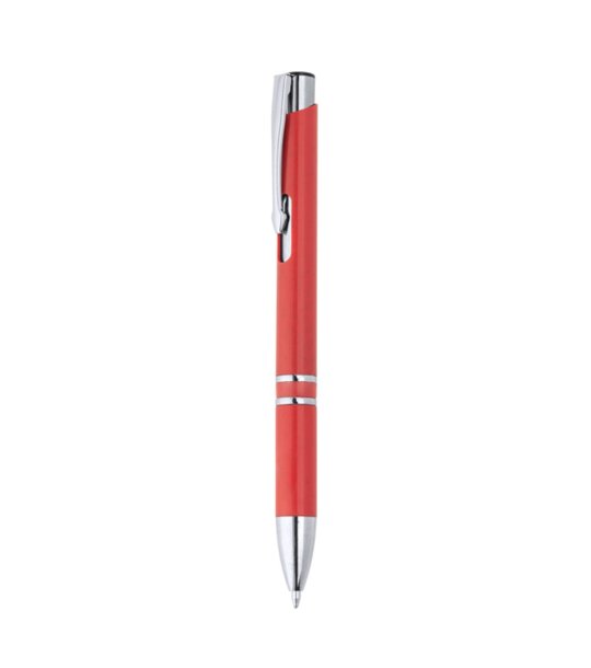 HAYEDO METAL/WHEAT STRAW FIBER BALLPEN RED BLUE INK снимка
