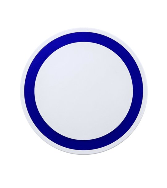 Безжична зарядна база за смартфон LANDER в бяло и синьо снимка