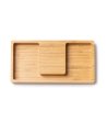 Органайзер от бамбук с безжично зарядно TRAY-3 снимка