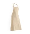 Бежова готварска престилка от органичен памук OLIVER-2 снимка