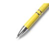 HAYEDO METAL/WHEAT STRAW FIBER BALLPEN YELLOW BLUE INK-2 снимка
