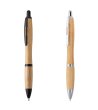 SAGANO BAMBOO BALLPEN BLACK BLUE INK-4 снимка
