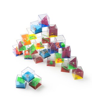 Комплект кубчета за развиване на фини умения снимка