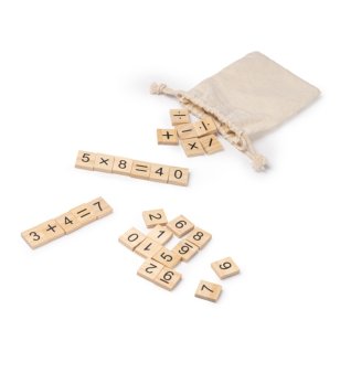 Дървена математическа игра за деца снимка