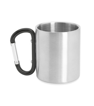 Метална чаша GUAYA 230 мл с черна дръжка снимка