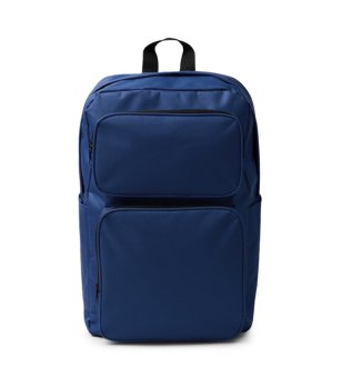 Тъмносиня раница HOSTIK от рециклиран полиестер снимка