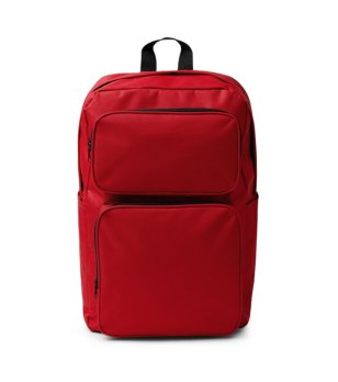 Червена раница HOSTIK от рециклиран полиестер снимка