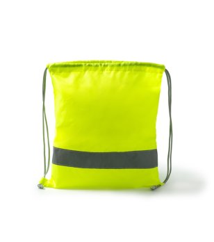 Раница мешка с шнур LABUR в електриково жълто снимка