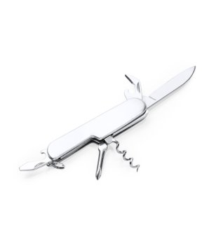 Сребрист многофункционален сгъваем нож KNIFE снимка