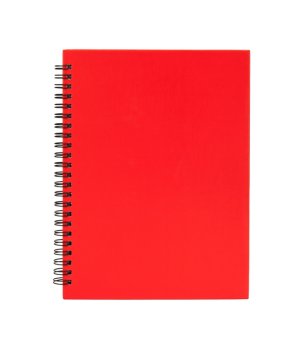 Червена тетрадка със спирала VALLE снимка