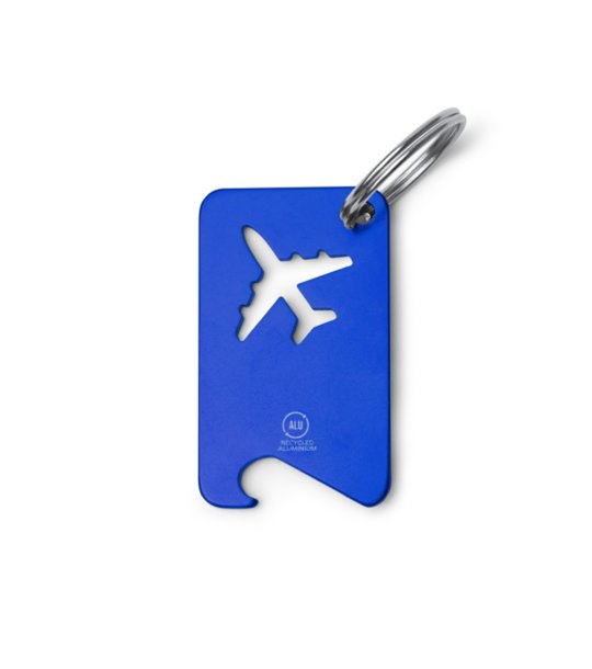 Син ключодържател с отварачка FLAPIK снимка