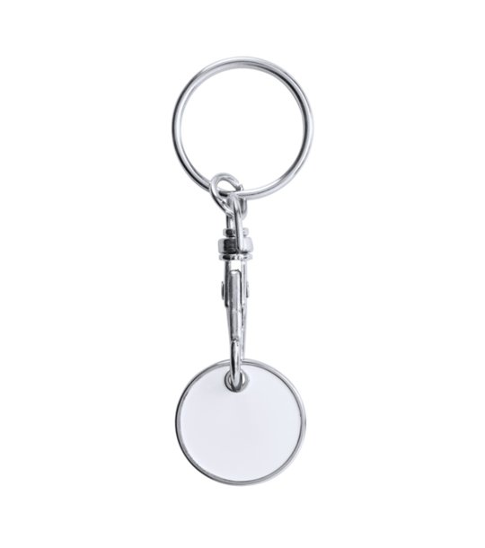 TONIC COIN KEYCHAIN WHITE снимка