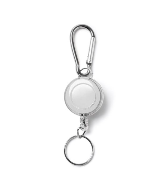 Бял удължаващ се ключодържател DOKI снимка