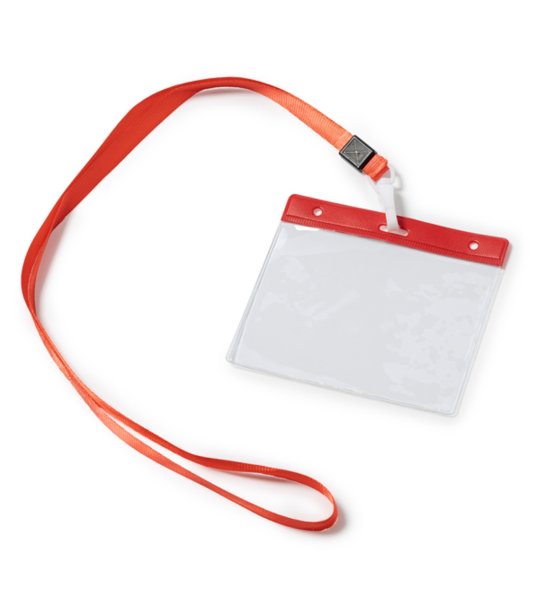 LANYARD/ID BADGE POMEL RED снимка