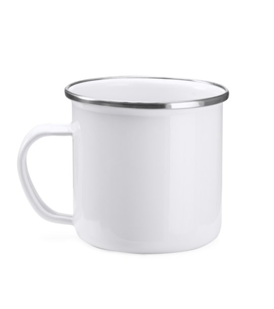 DAMASCO SUBLIMATION METAL MUG WHITE снимка