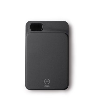 Външна магнитна батерия 10 000 mAh VATUM в черно с дисплей снимка