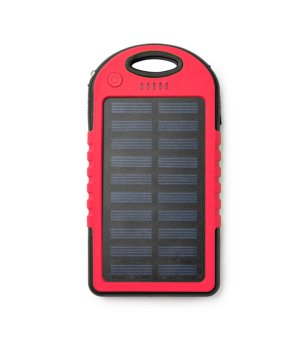 Външна соларна батерия DROIDE в червено 4000 mAh снимка