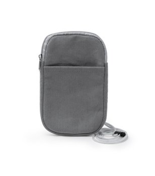 Сива малка чанта за телефон BUSNIX снимка