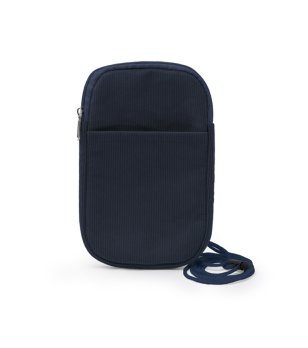 Тъмносиня малка чанта за телефон BUSNIX снимка