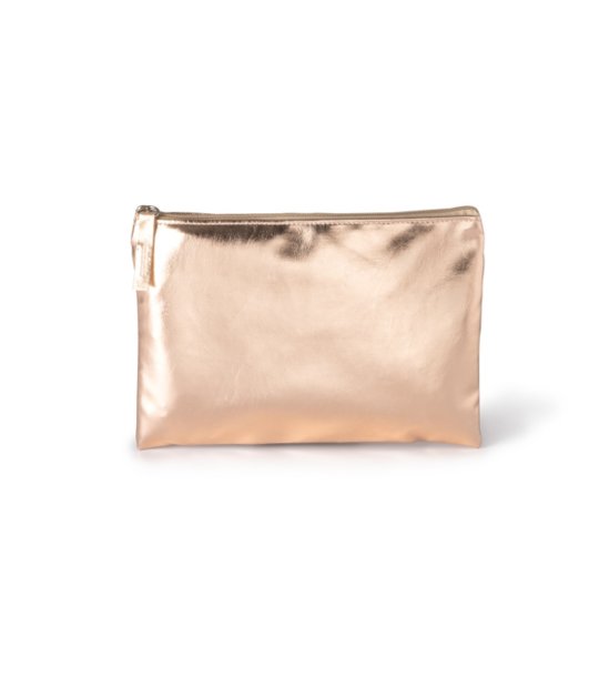 Розовозлатист дамски несесер IBAR снимка